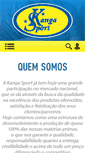 Mobile Screenshot of kangasport.com.br
