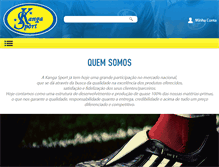 Tablet Screenshot of kangasport.com.br
